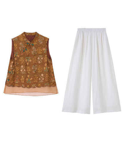 Bambina Cheongsam Top & Pants Set
