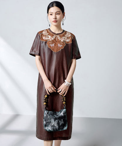 Courtyard Echo Oriental Silk Dress