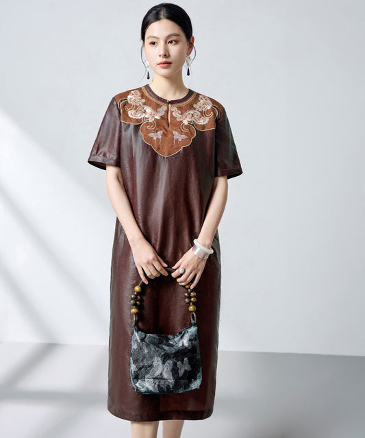 Noir Blüte Seiden Cheongsam