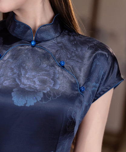 Elise Blue Cheongsam