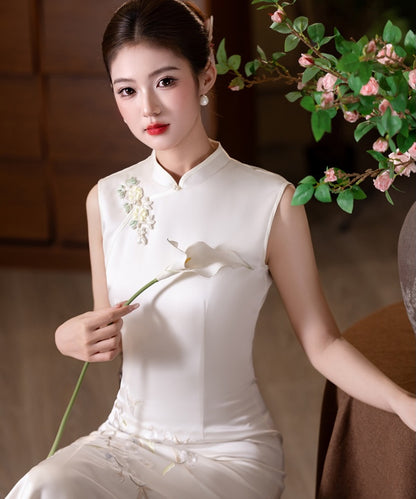 Grüner Jade-Mosaik-Cheongsam