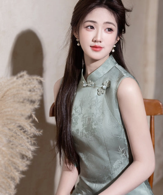 Celadon Green Cheongsam