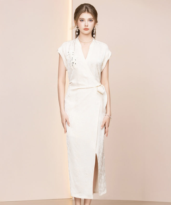 Orchid Wrap Dress
