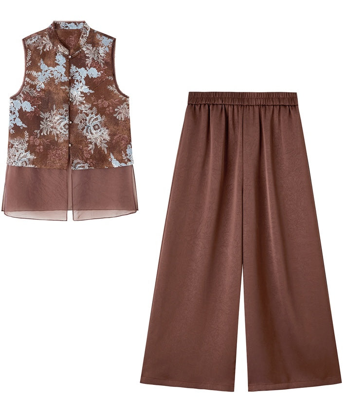 Coco Umber Cheongsam Set