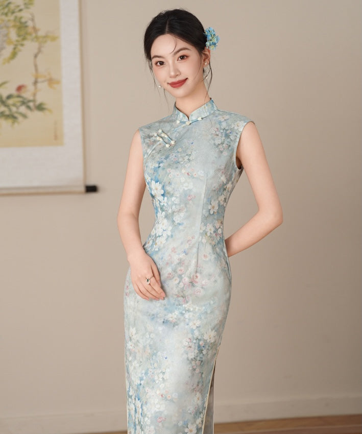 Bluebell Blossom Cheongsam