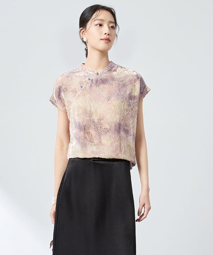 Wisteria Cloud Cheongsam Top