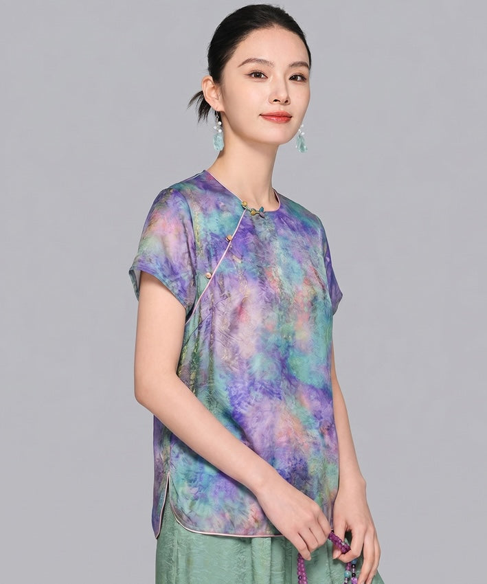 Songbird Meadow Modern Oriental Top