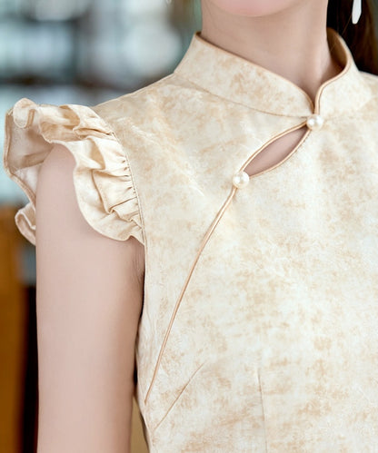 Serenelle Ruffle Sleeves Cheongsam