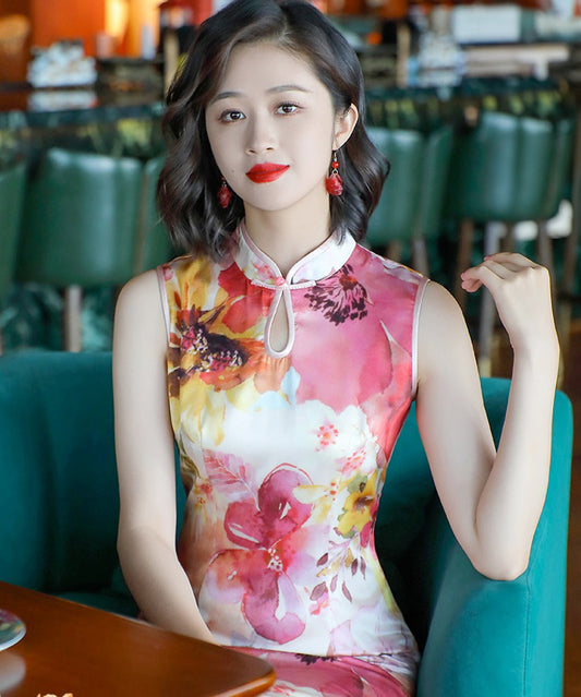 Wenqi Satin Silk Cheongsam