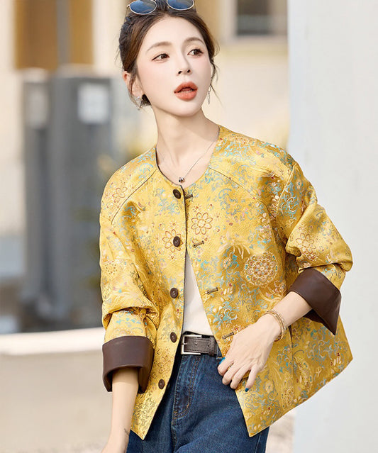 Astrid PU Reversible Cheongsam Jacket