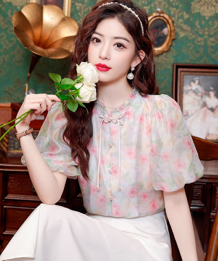 Pastel Pop Cheongsam Top (back by demand)