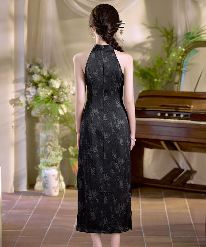 Lorita Halterneck Black Cheongsam