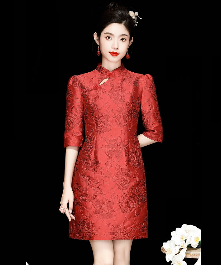 Crimson's New Year Cheongsam