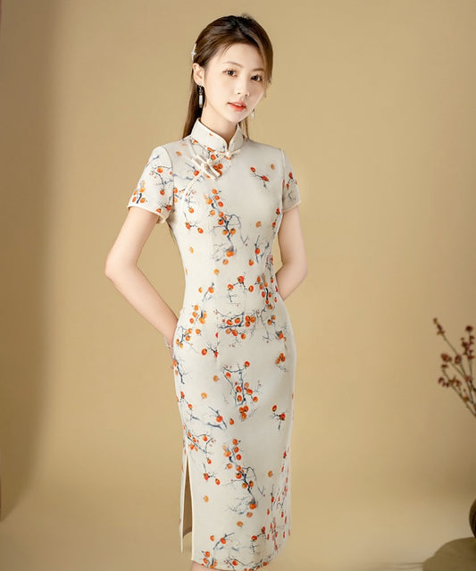 Berry Midi Cheongsam