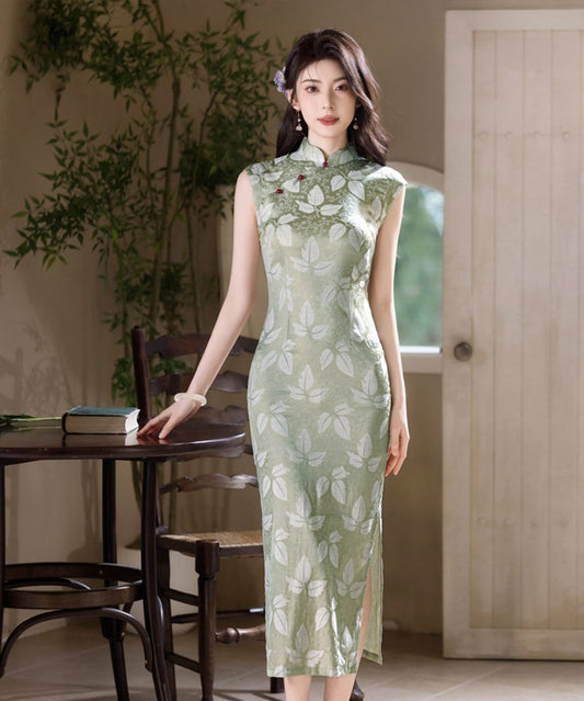 Grand Green Cheongsam