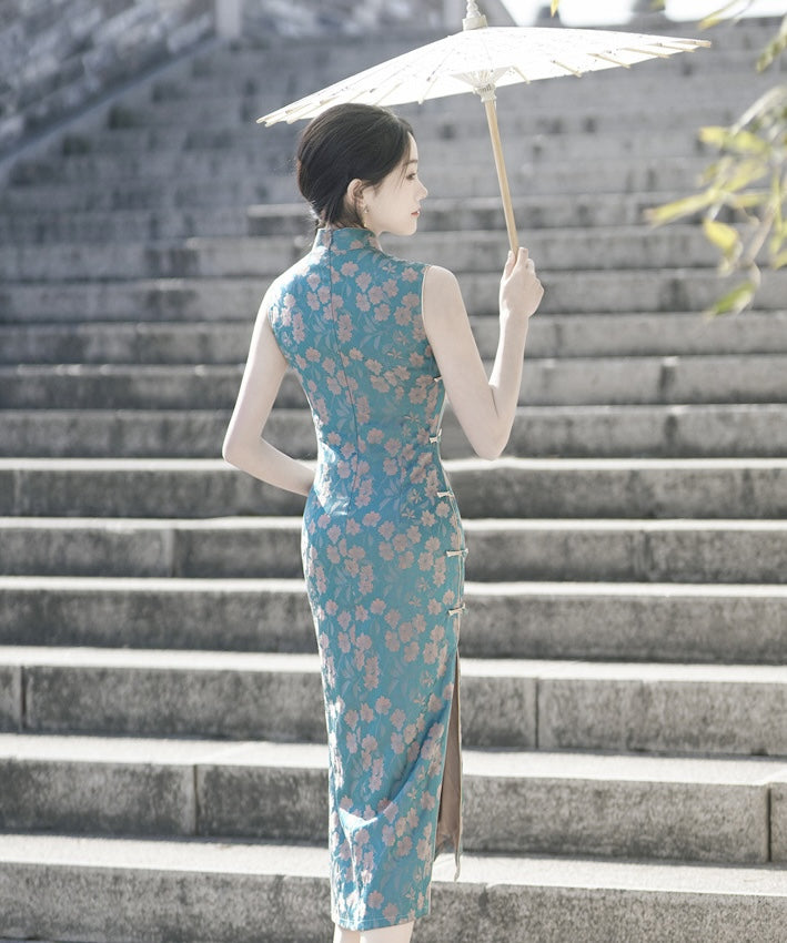 Florette Sleevless Maxi Cheongsam