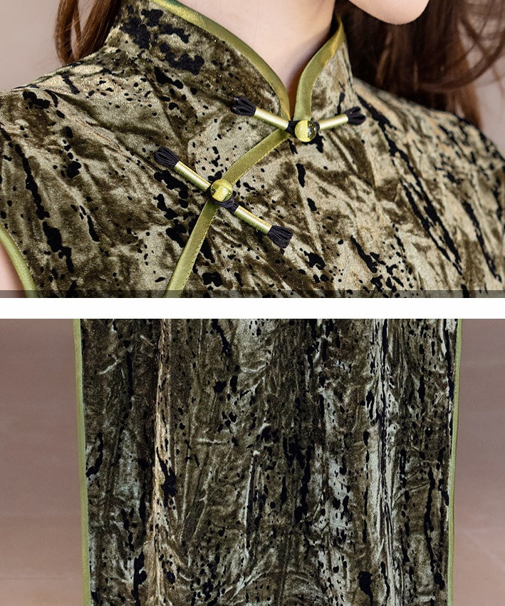 Jasmine Olive Cheongsam