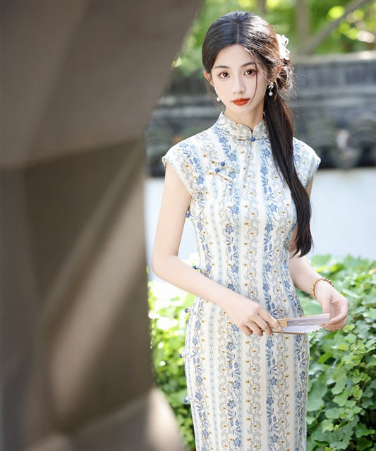 TianXin Floral Maxi Cheongsam