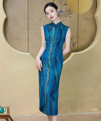 The Beautiful Blue Cheongsam