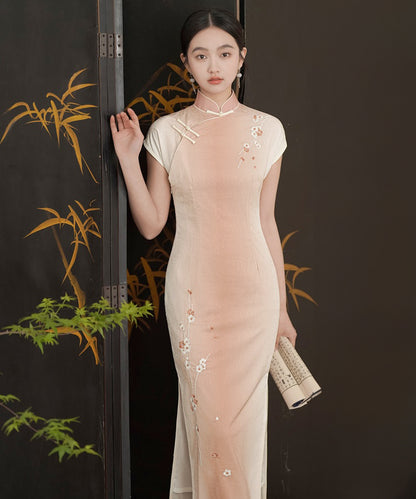 Sakura Ombre Maxi Cheongsam