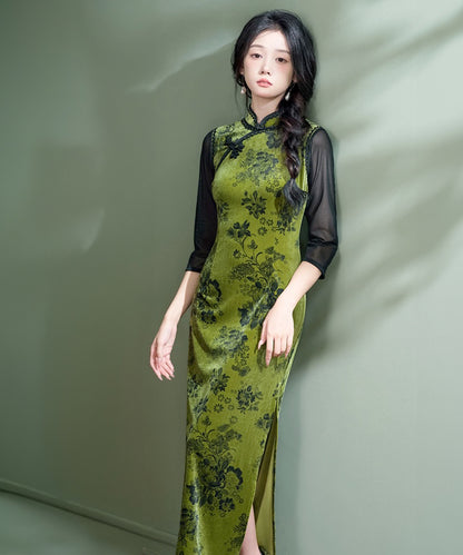 Sisi Winter Green Cheongsam