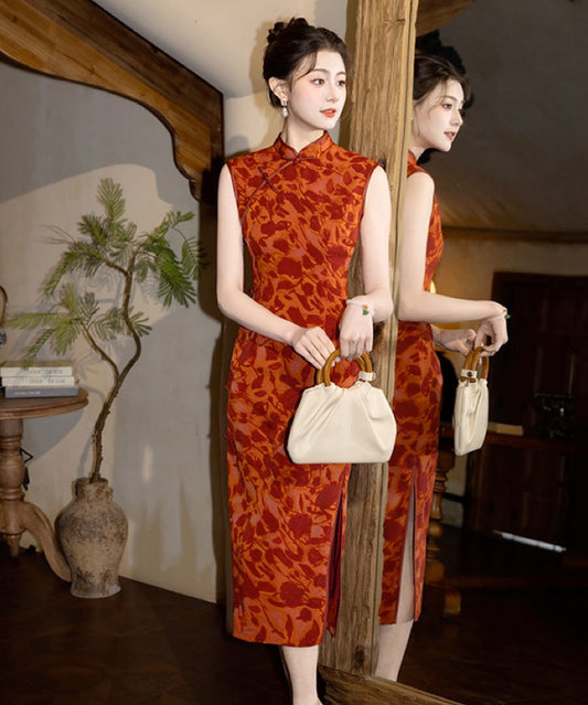 Dalia Red Cheongsam