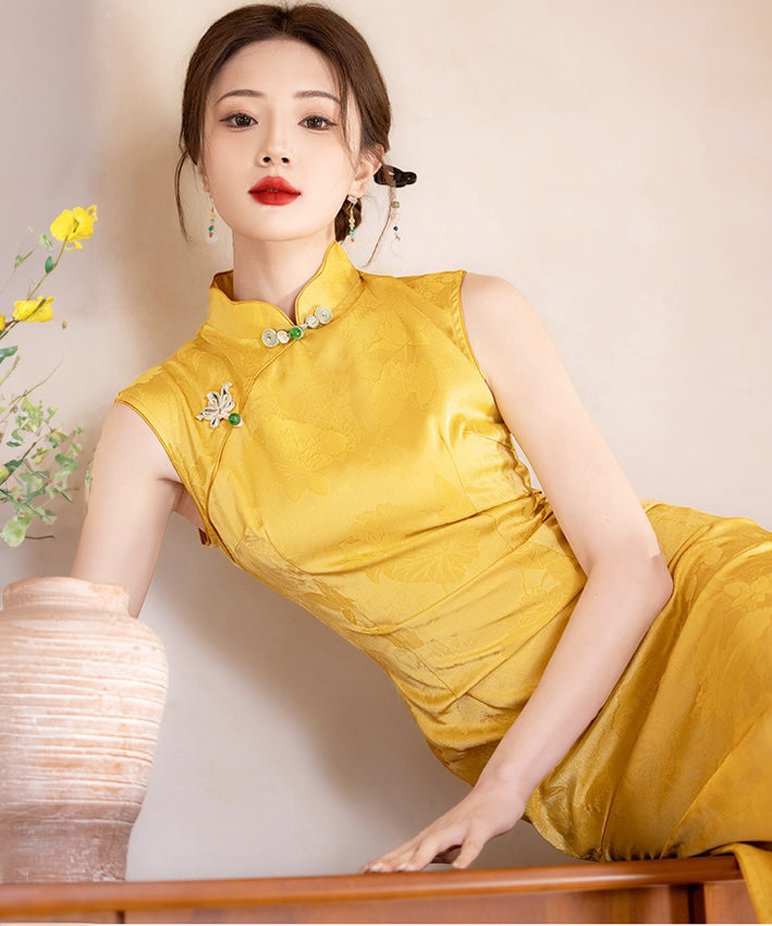 Royal Yellow Cheongsam