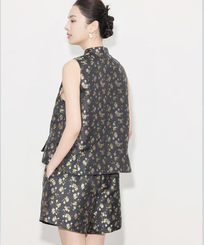 Lola Cheongsam Top + Shorts Set