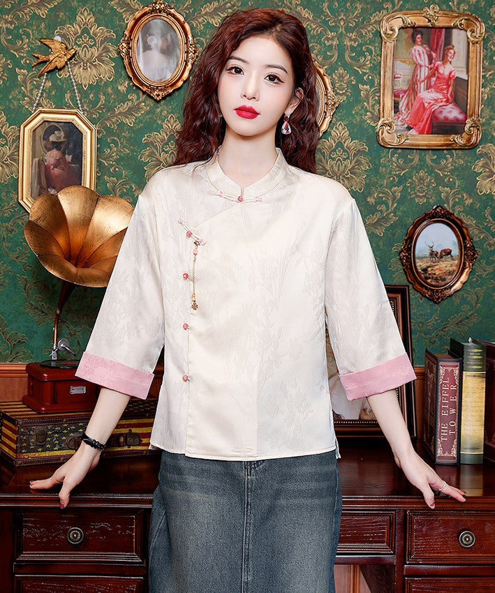 Autumn's Cheongsam Blouse