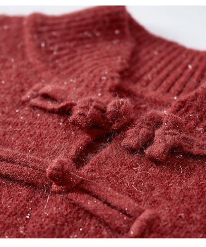 Bonnie's Oriental-Knot Sweater Dress