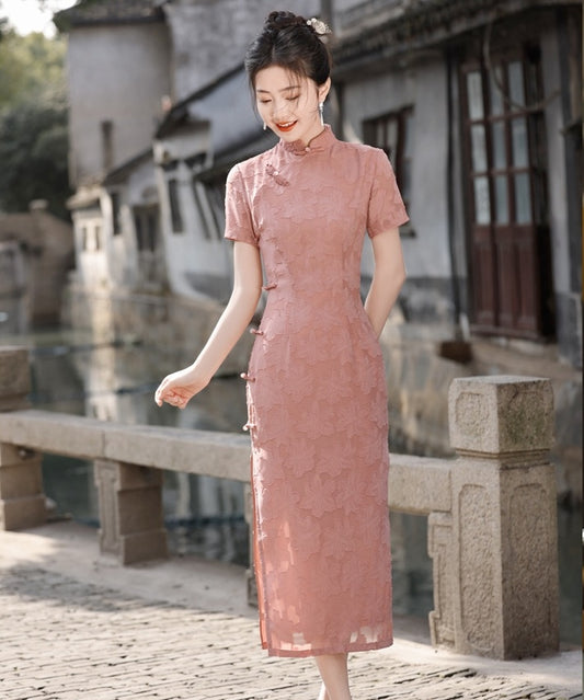 Belle-May Floral Cheongsam