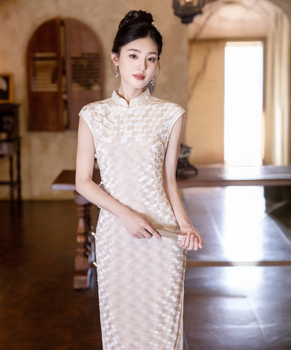 Yuru Capsleeveless Maxi Cheongsam