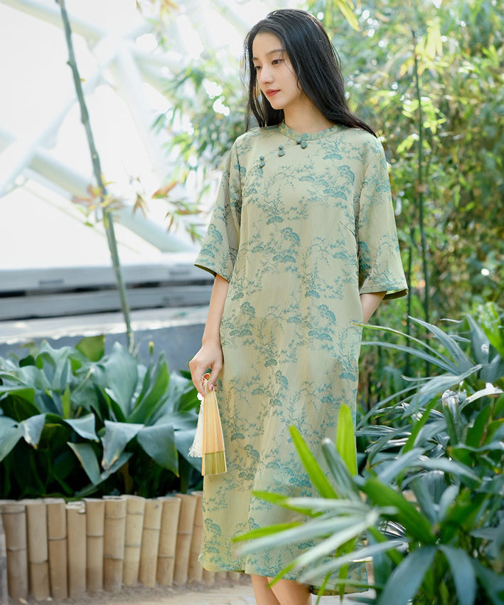 Vera Retro Casual Cheongsam Dress