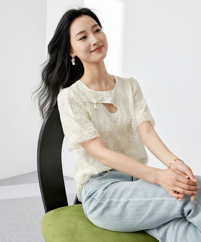 Daisy Lace Cheongsam Blouse