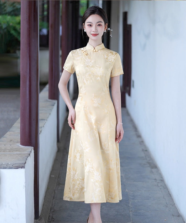 Yifei's Summer Flare Cheongsam