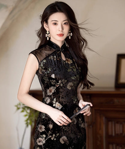 Diamond Velvet Cheongsam