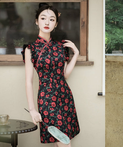 Missy Ruoxi's Rose Cheongsam