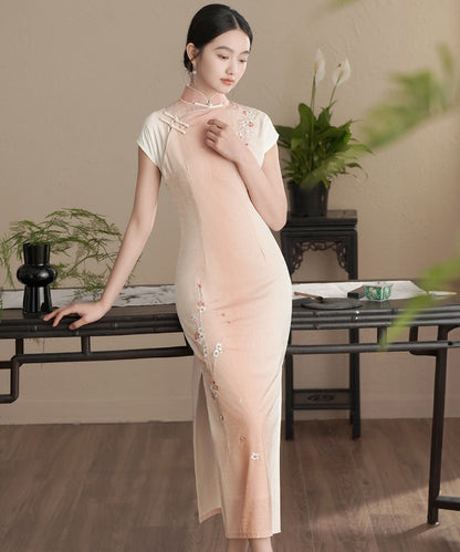 Sakura Ombre Maxi Cheongsam