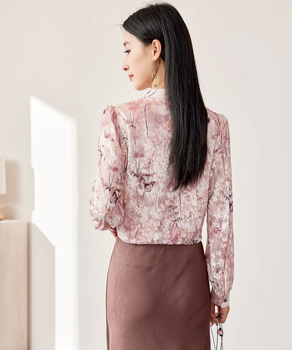 Jiexi Mandarin Collar Blouse