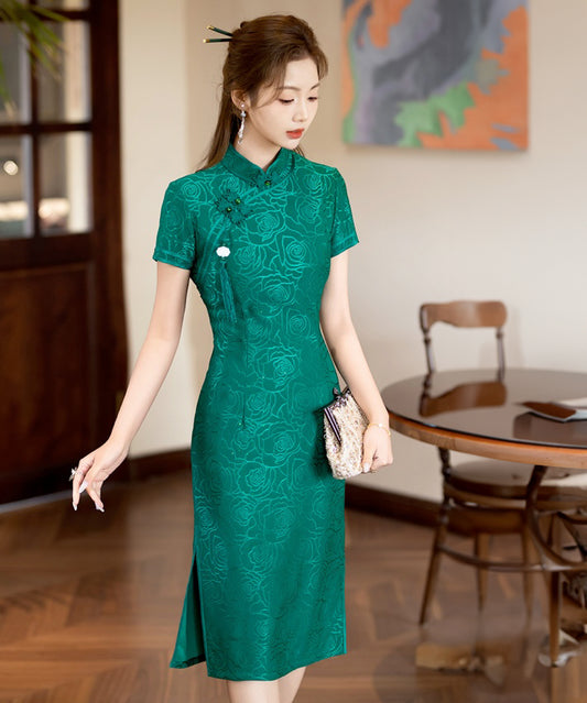 Jadeana Green Cheongsam