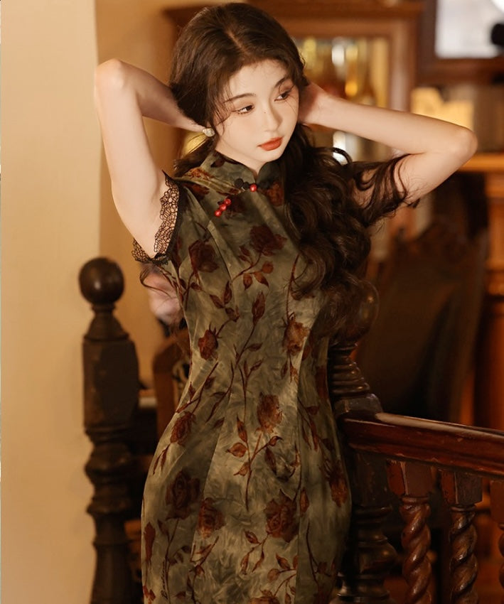 Lili Maxi Flare Cheongsam