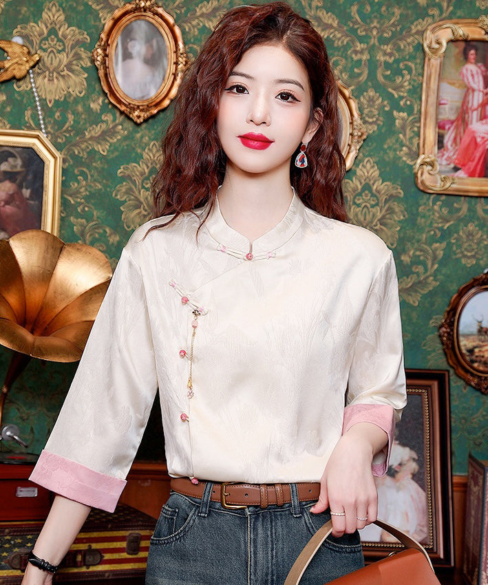 Autumn's Cheongsam Blouse