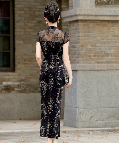 Lizzie Lace Maxi Cheongsam