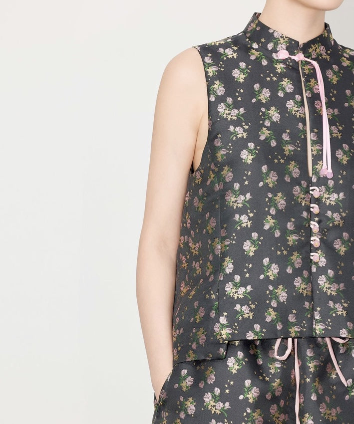 Lola Cheongsam Top + Shorts Set