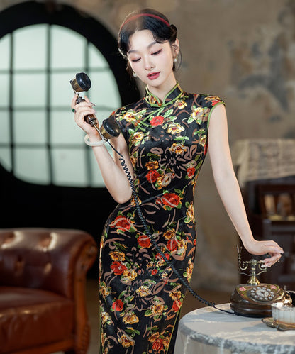 Feili Floral Cheongsam