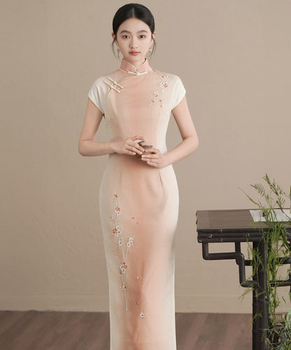 Sakura Ombre Maxi Cheongsam