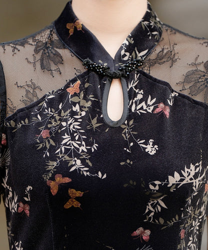 Lizzie Lace Maxi Cheongsam