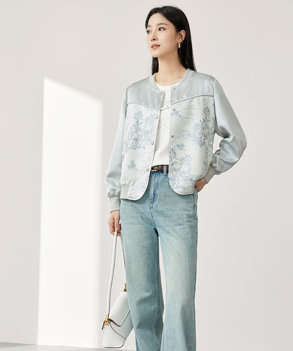 Shuya Oriental Print Jacket