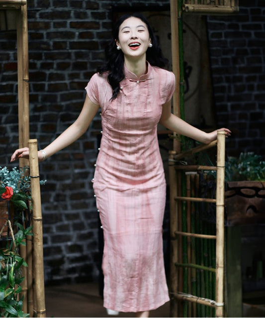 Summer Pink Cheongsam
