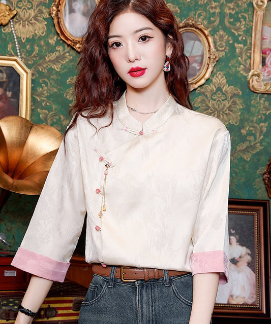 Autumn's Cheongsam Blouse